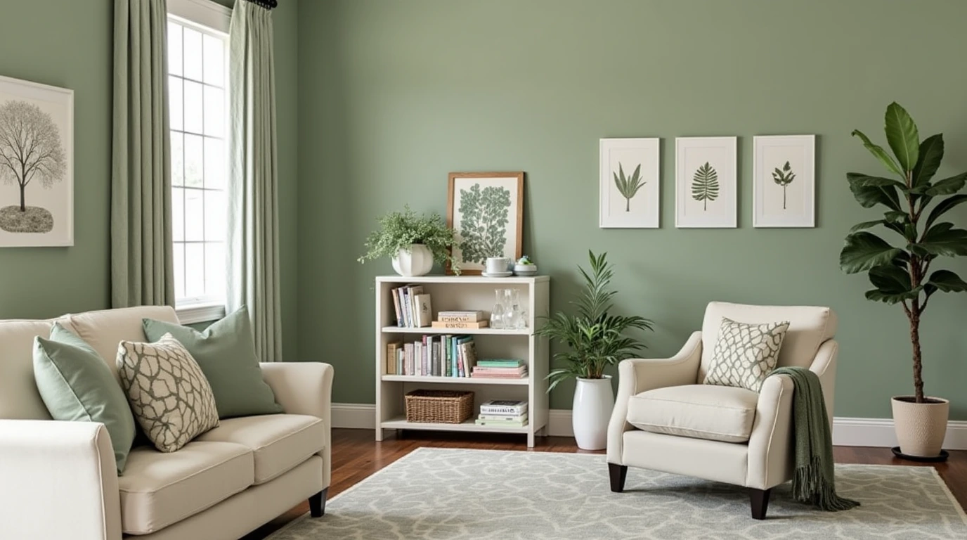 sage green room ideas