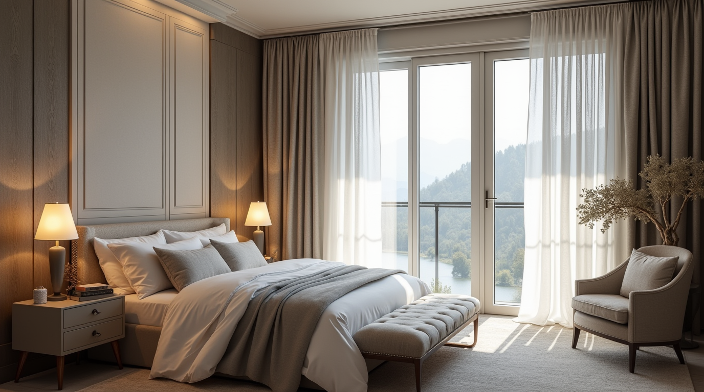 bedroom drapes